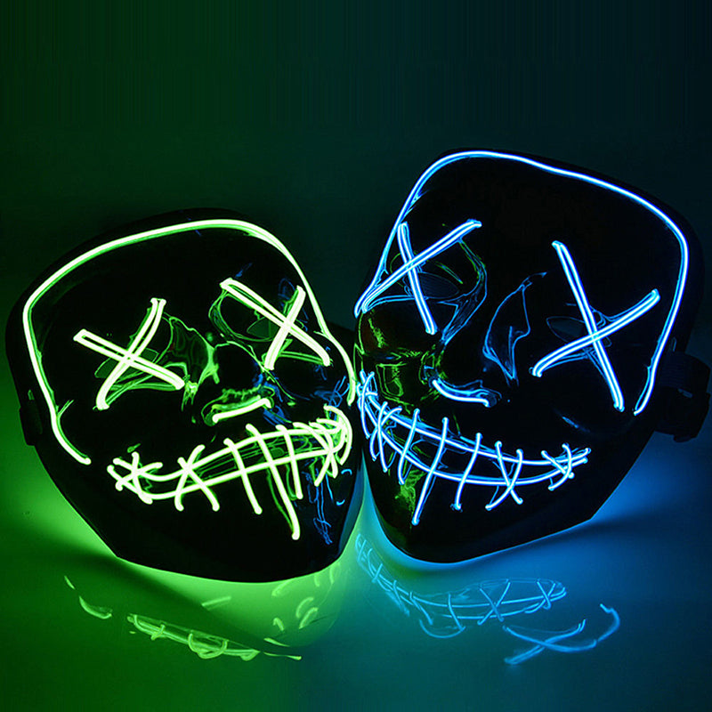 Halloween LED Light up Purge Mask