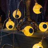 Load image into Gallery viewer, Halloween Eyeball String Lights