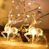 Load image into Gallery viewer, Warm White Reindeer String Lights