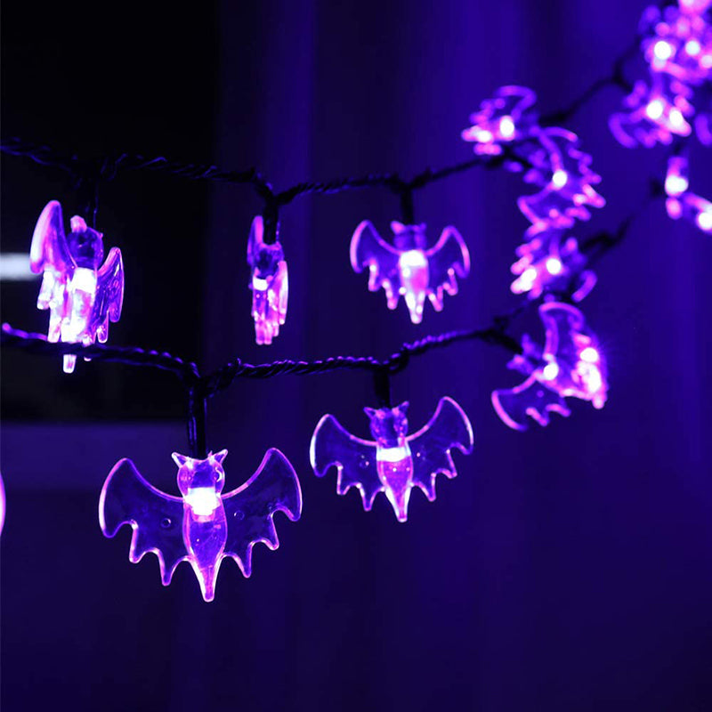 Halloween Bats LED String Lights