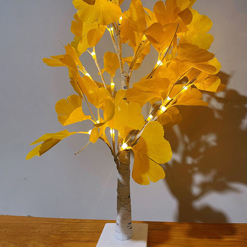 Lighted Birch Tree with 24 Pieces Easter Egg Ornaments