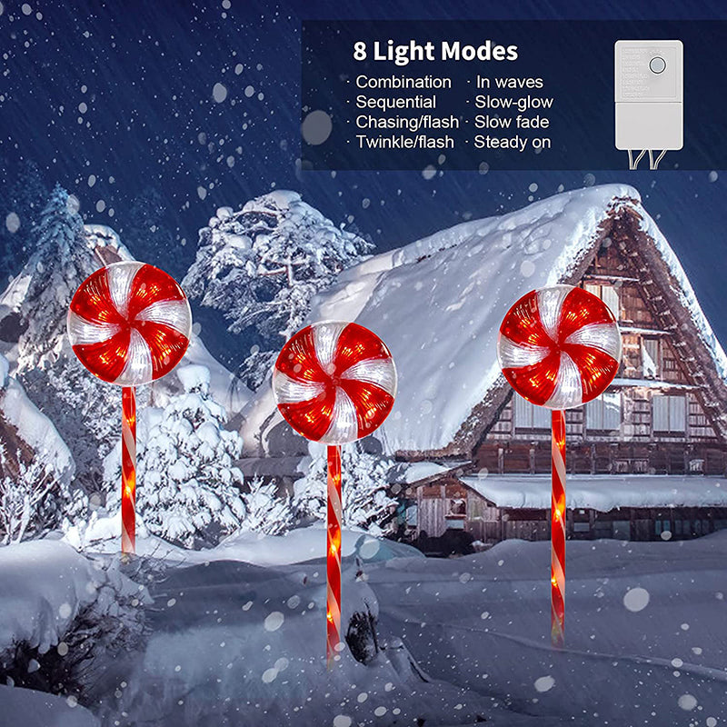 Christmas Candy Cane Lights