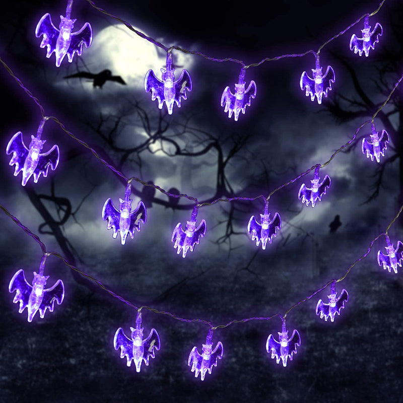 Halloween Bats LED String Lights