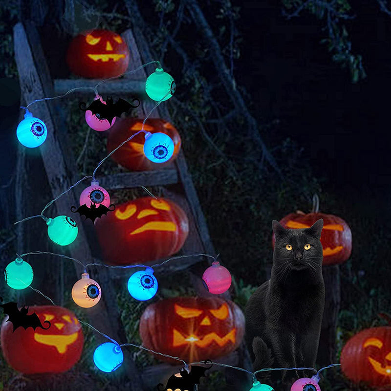 Halloween Eyeball String Lights