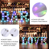 Load image into Gallery viewer, LED Colored Marquee Letters Night Light Letters