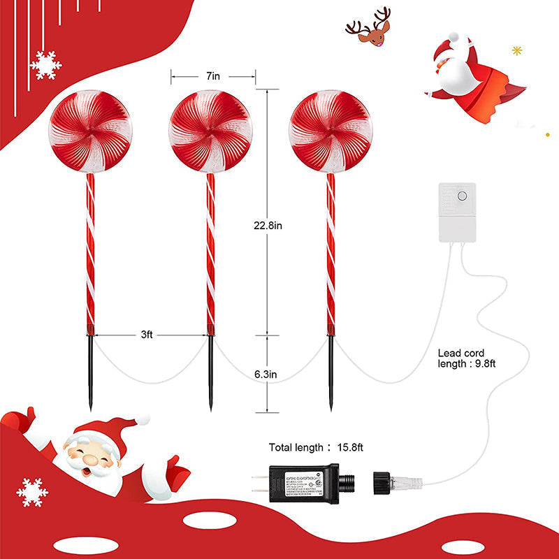 Christmas Candy Cane Lights