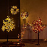 Load image into Gallery viewer, Lighted Maple Tree Fall Decorations Battery Operated Patent Exclusive Pumpkins