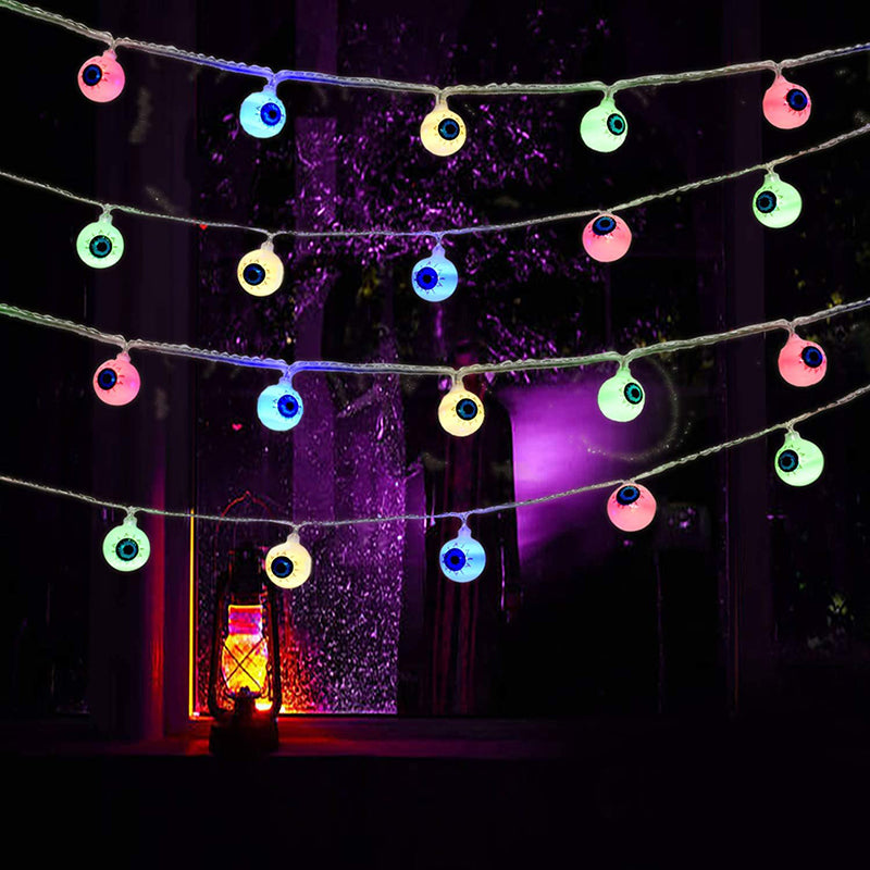 Halloween Eyeball String Lights