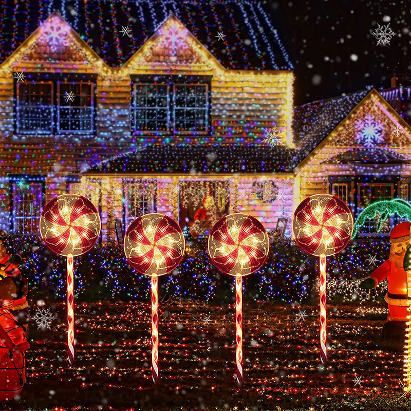 Christmas Candy Cane Lights