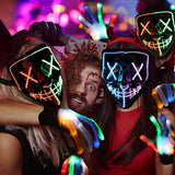 Load image into Gallery viewer, Halloween LED Light up Purge Mask
