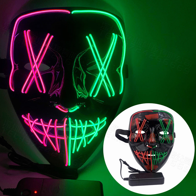 Halloween LED Light up Purge Mask