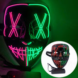 Load image into Gallery viewer, Halloween LED Light up Purge Mask