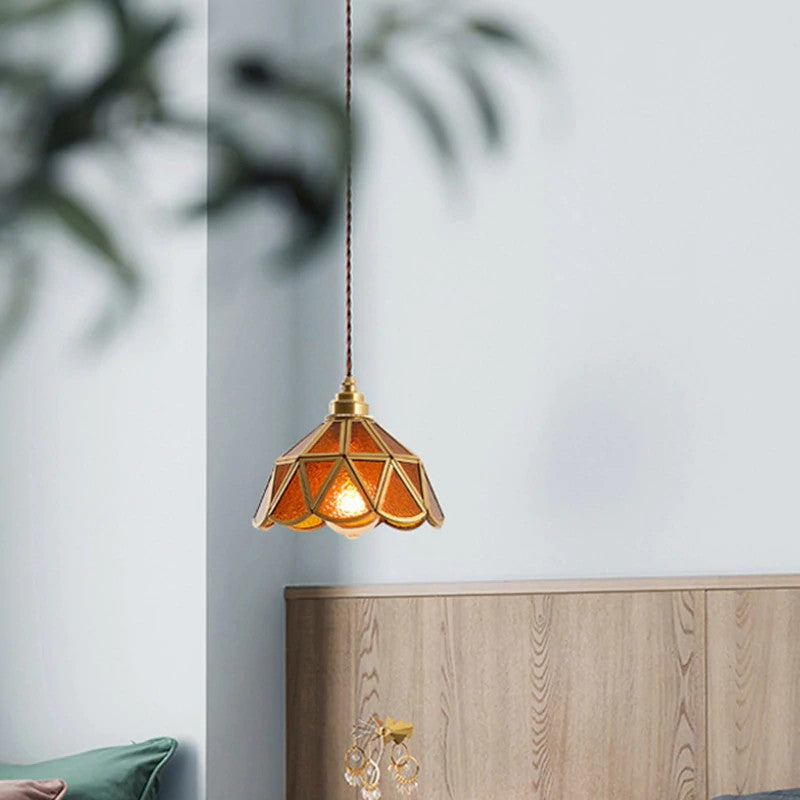 Nordic Vintage Glass Pendant Lights