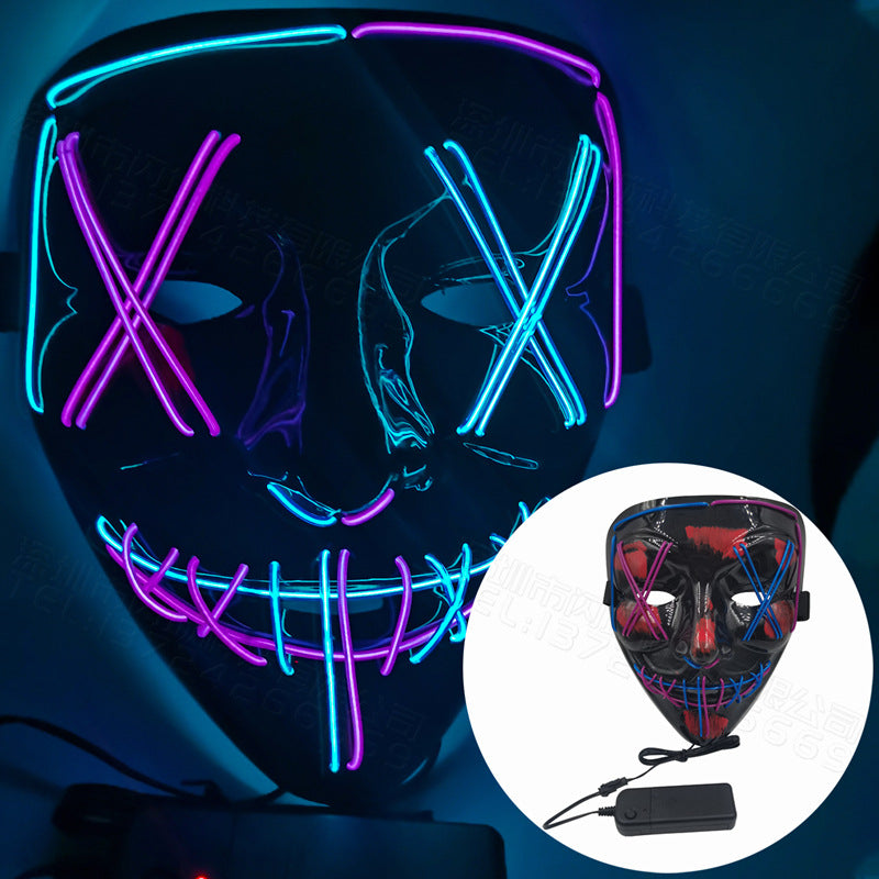 Halloween LED Light up Purge Mask