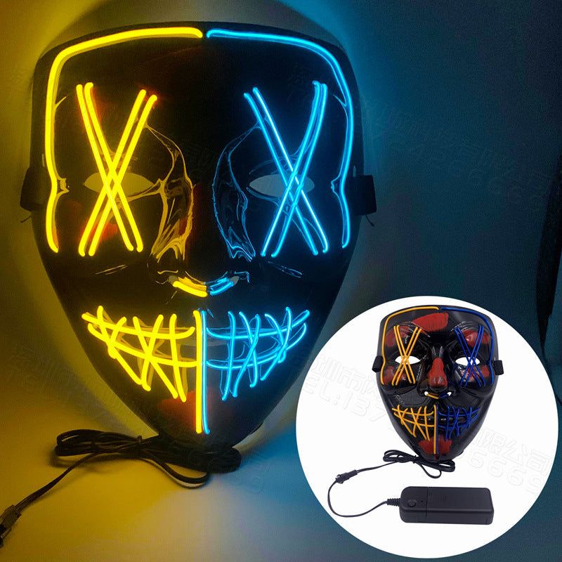Halloween LED Light up Purge Mask