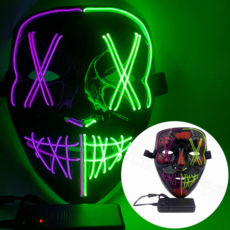Halloween LED Light up Purge Mask