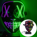 Load image into Gallery viewer, Halloween LED Light up Purge Mask