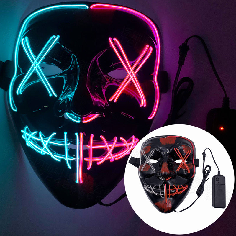 Halloween LED Light up Purge Mask