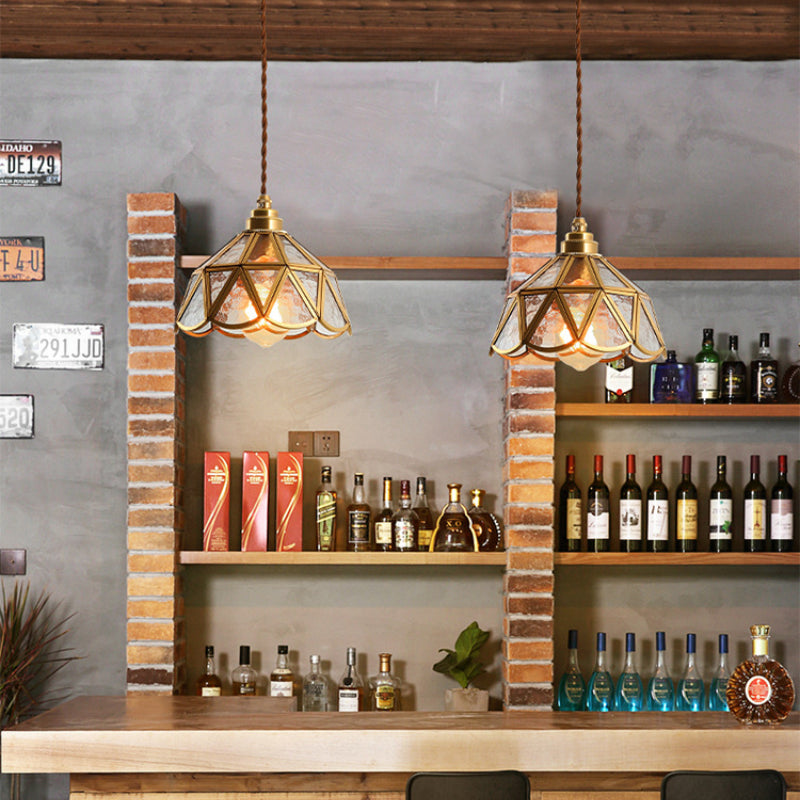 Nordic Vintage Glass Pendant Lights