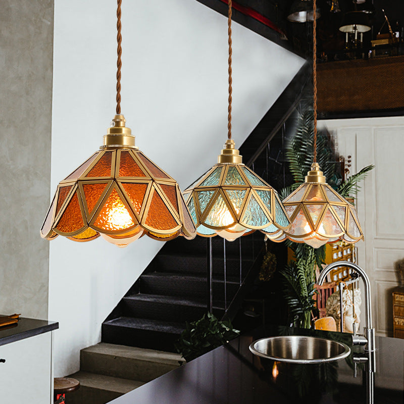 Nordic Vintage Glass Pendant Lights