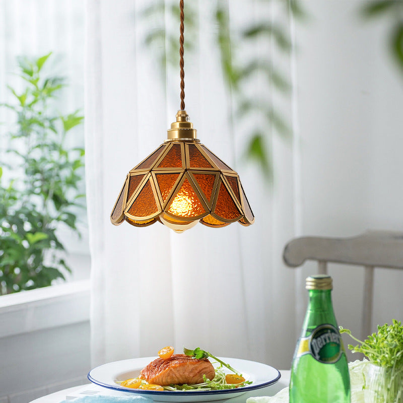 Nordic Vintage Glass Pendant Lights