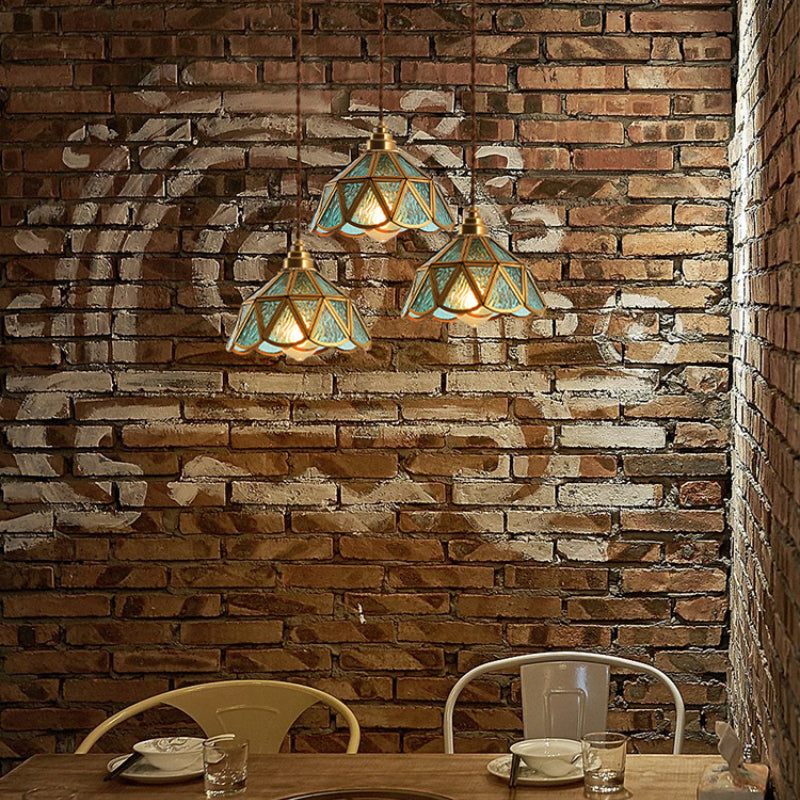 Nordic Vintage Glass Pendant Lights
