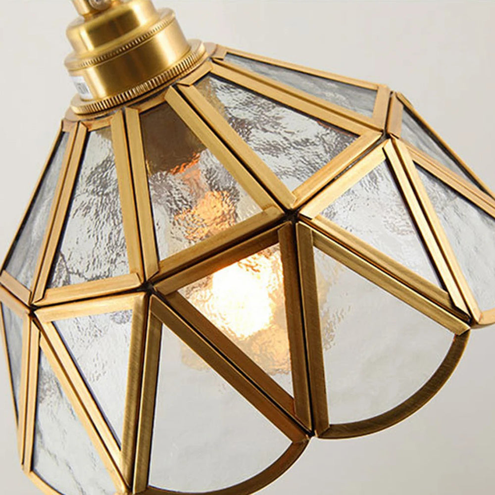 Nordic Vintage Glass Pendant Lights