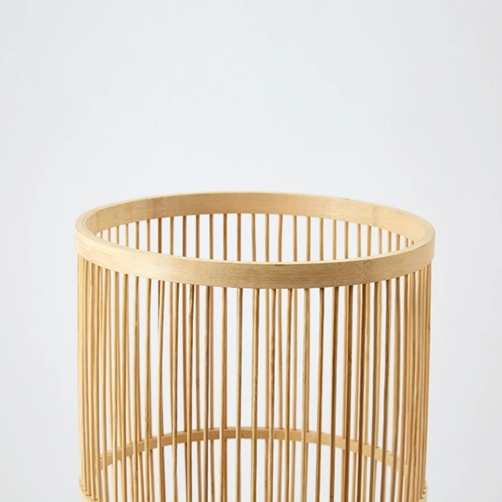 Bamboo Fish Trap Standing Light Floor Lamp