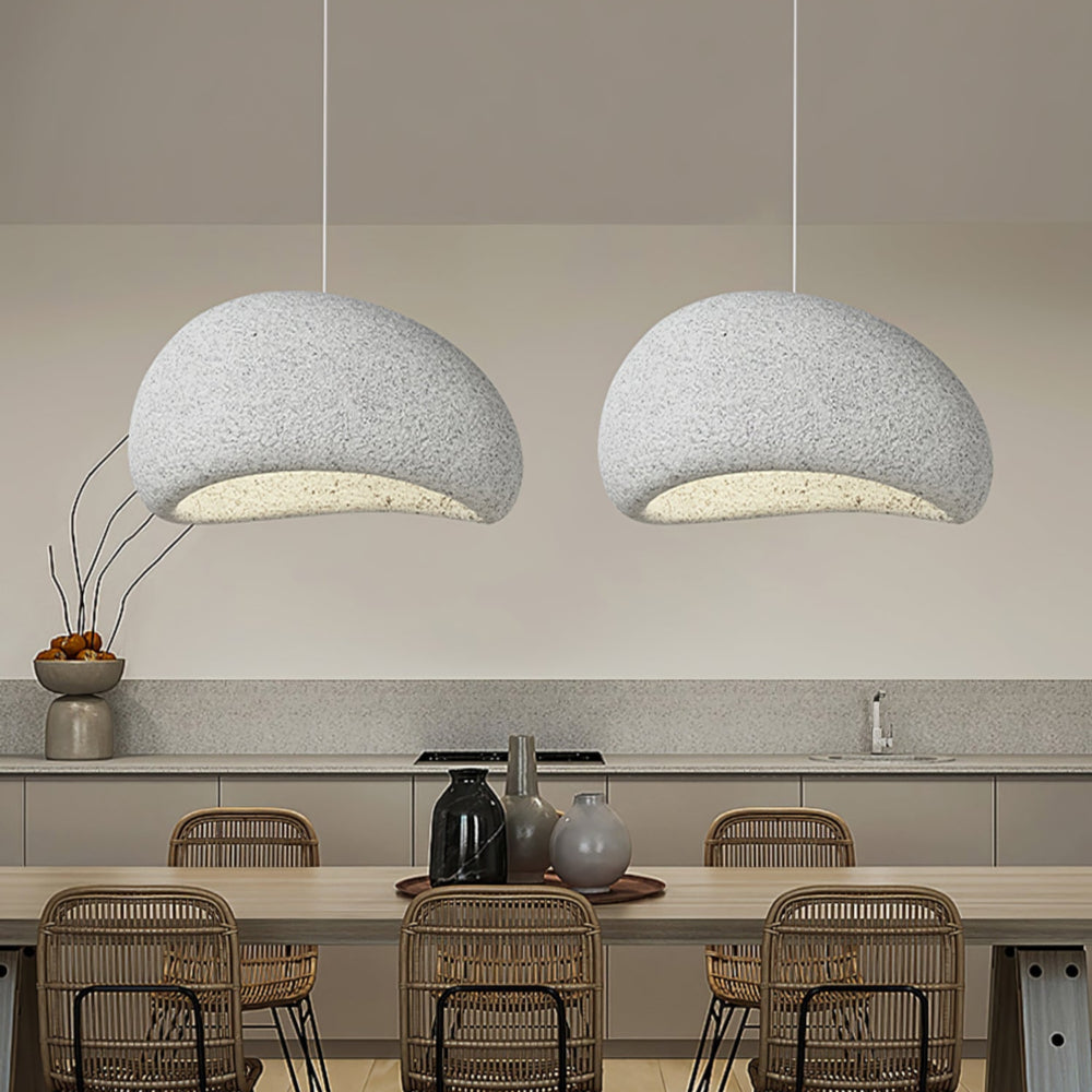 Nordic Style Resin Oval Pendant Lights