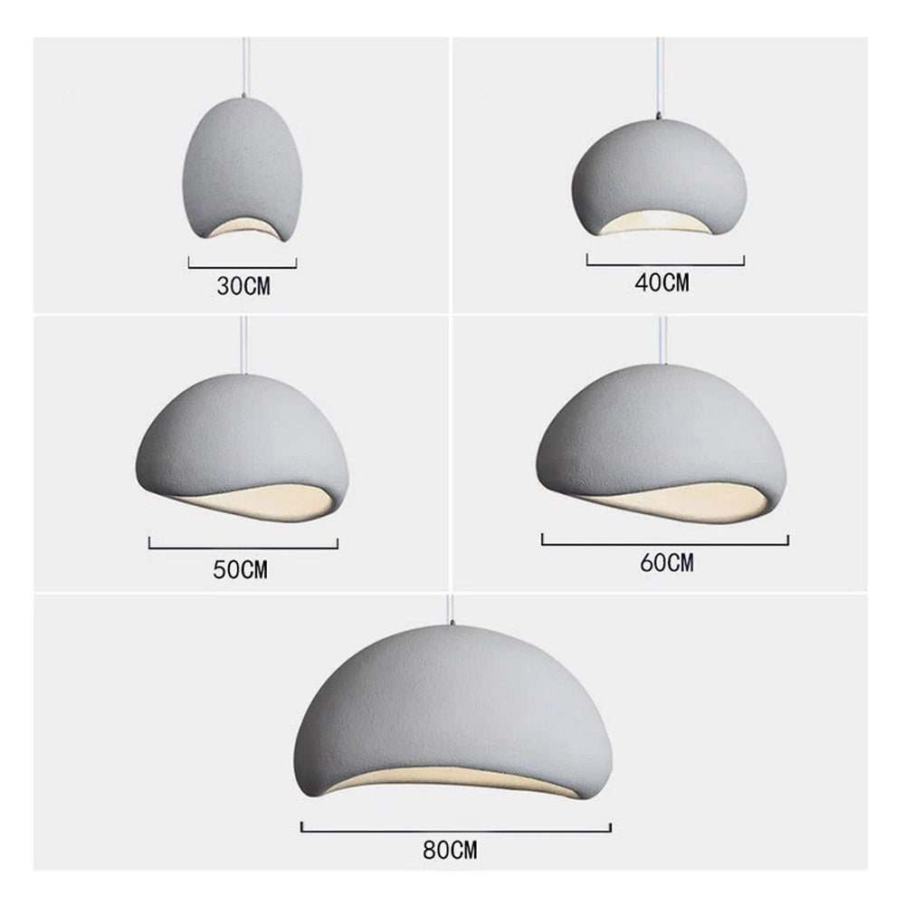 Nordic Style Resin Oval Pendant Lights