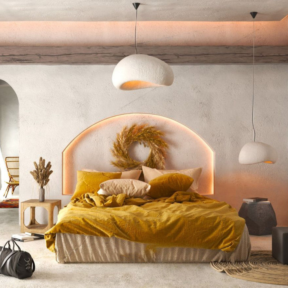 Nordic Style Resin Oval Pendant Lights