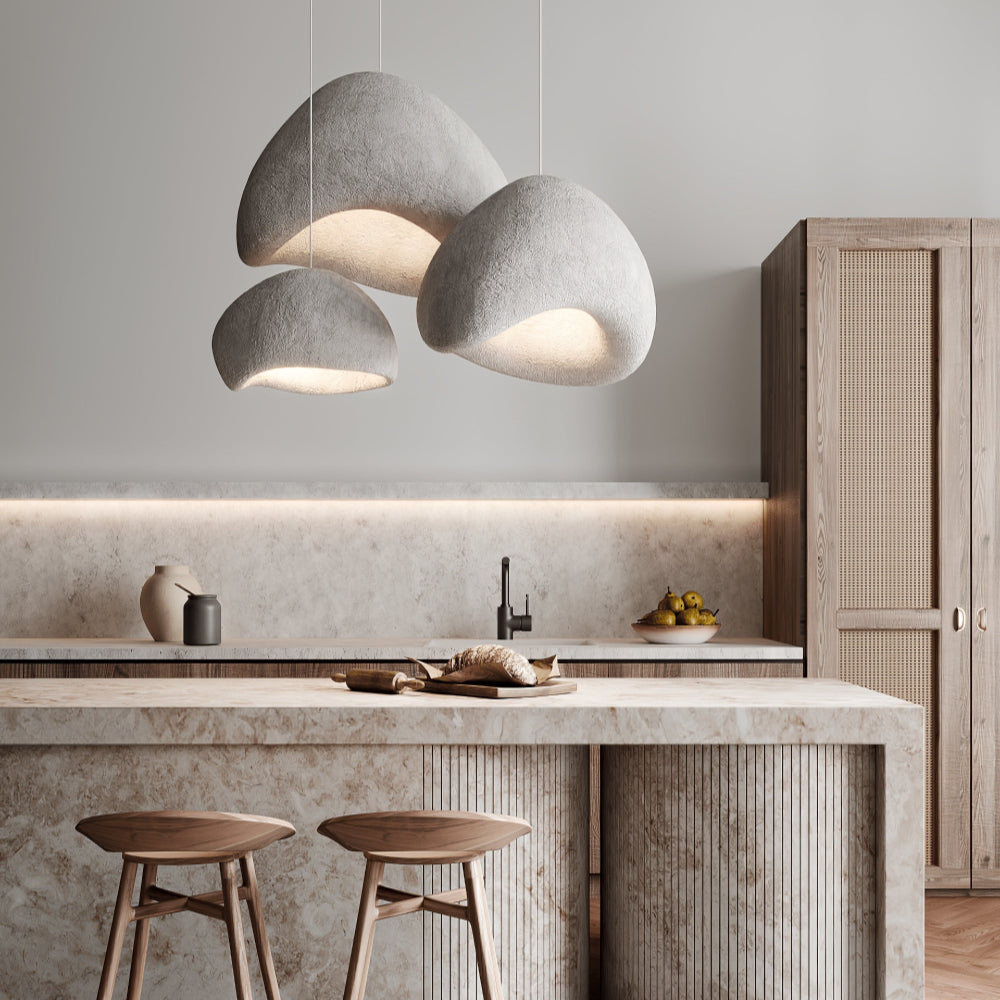 Nordic Style Resin Oval Pendant Lights