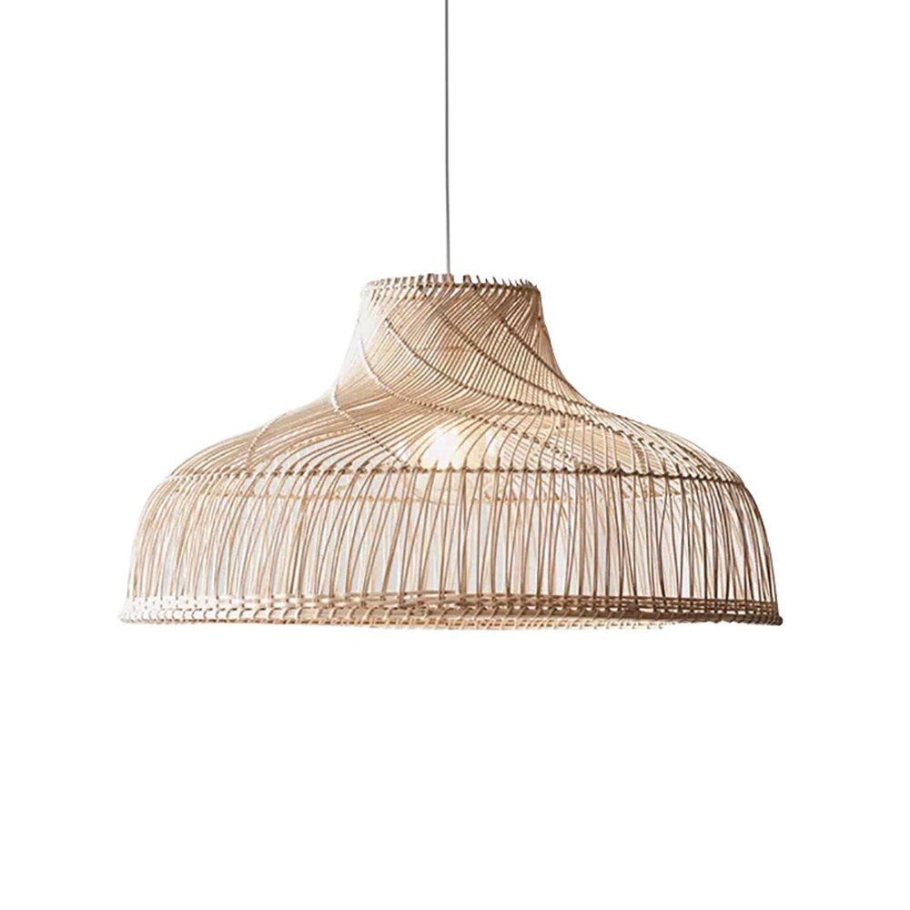 Rattan Woven Bowl Pendant Lights