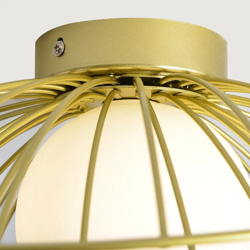 Creative Nordic Straw Hat Ceiling Lights