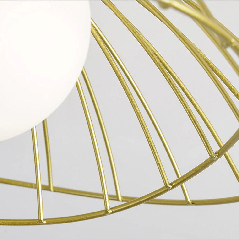 Creative Nordic Straw Hat Ceiling Lights