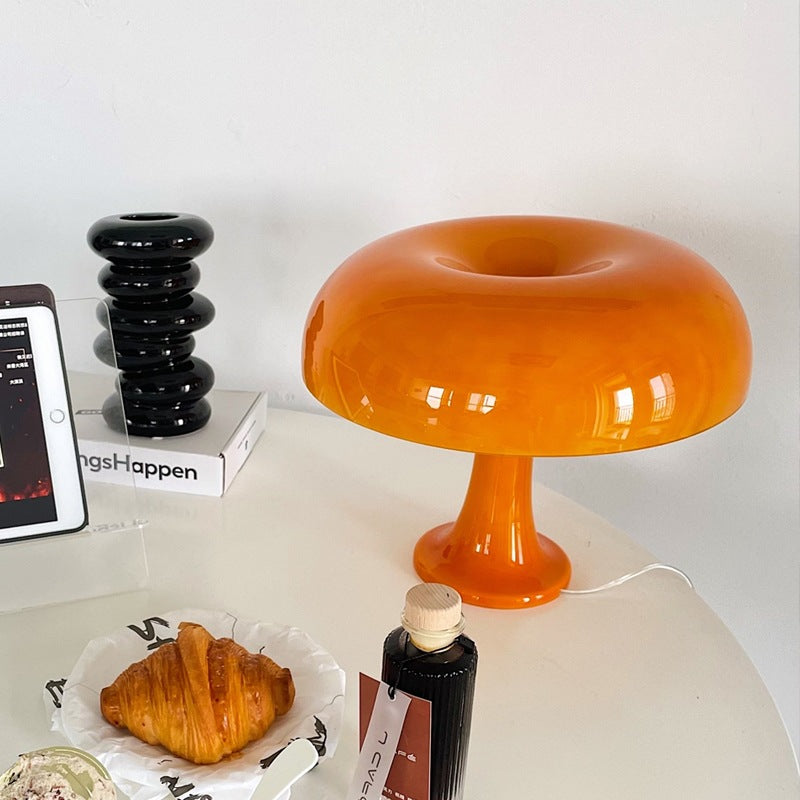 Led Mushroom Table Lamp For Bedroom Bedside