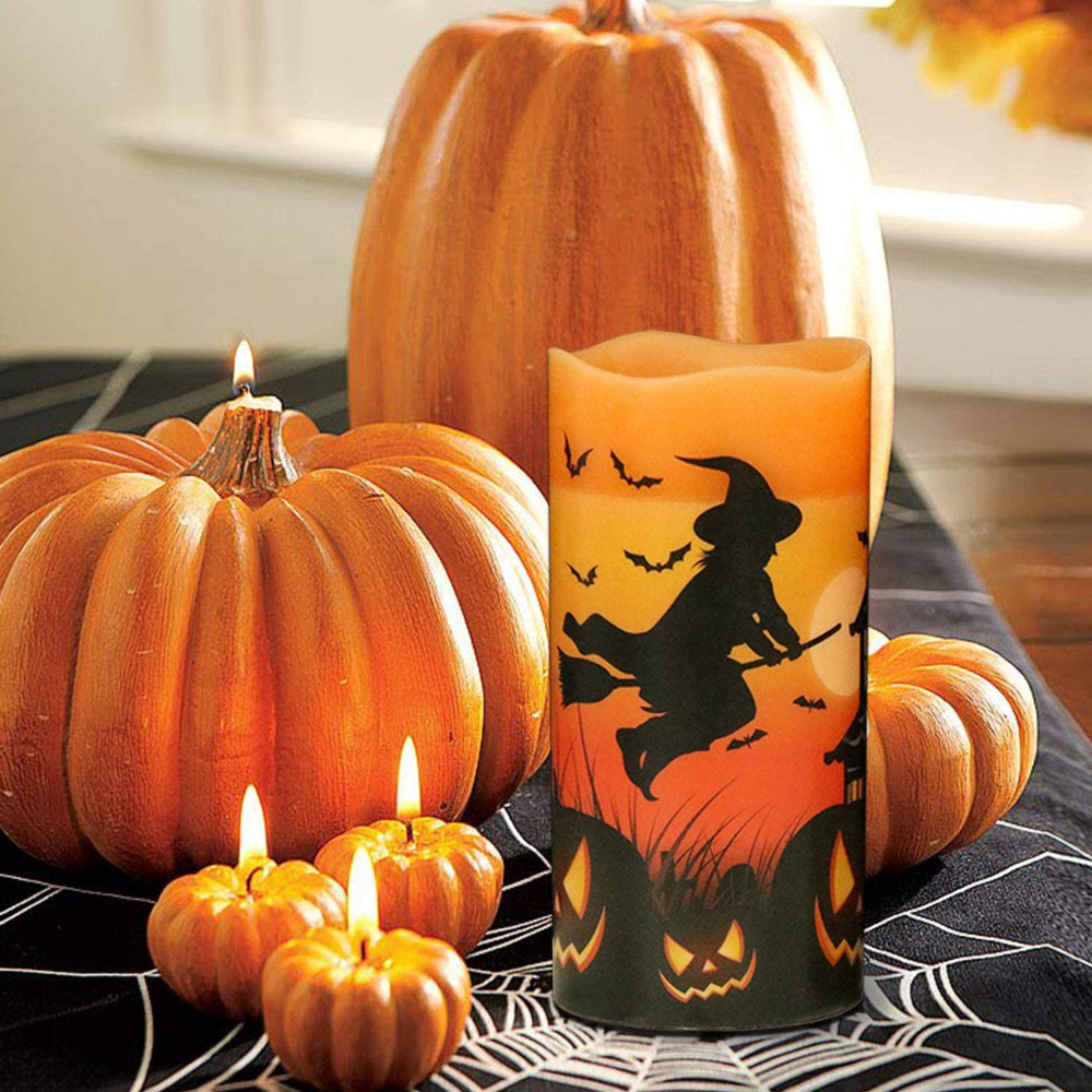 Halloween Decor LED Flameless Flickering Candles