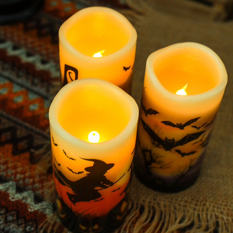 Halloween Decor LED Flameless Flickering Candles