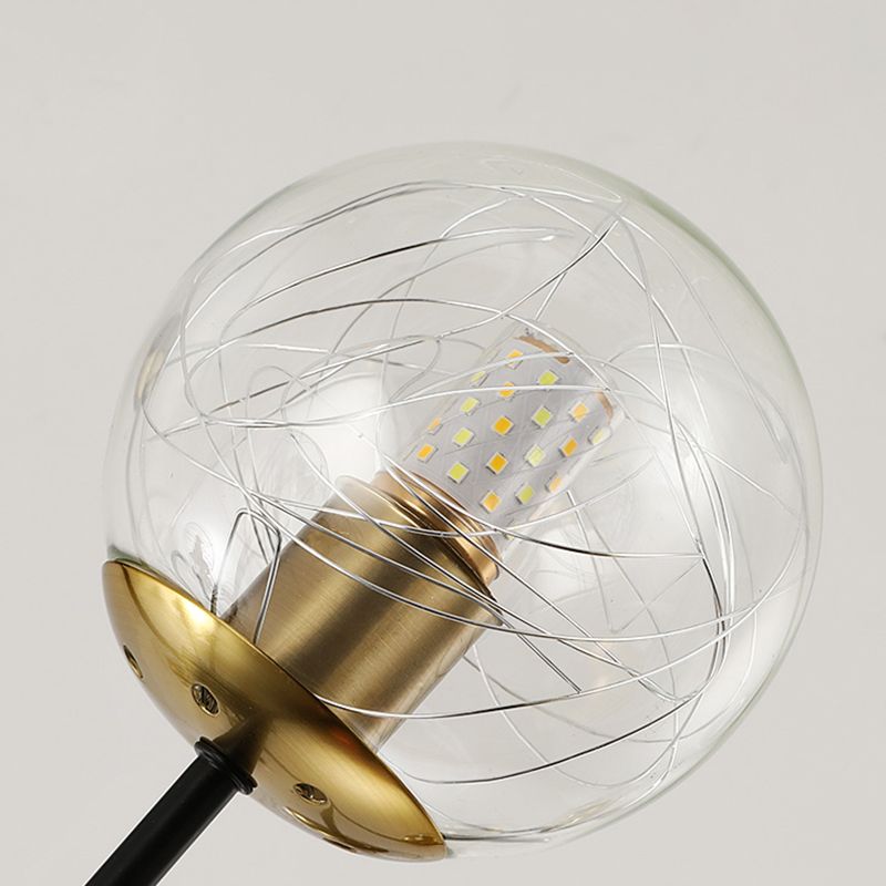 Postmodern Metal Ceiling Light Sputnik Shape Multi-light Pendant
