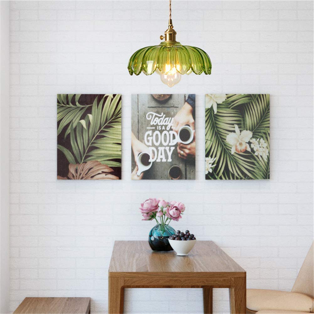 Brass & Glass Dome Ceiling Lighting
