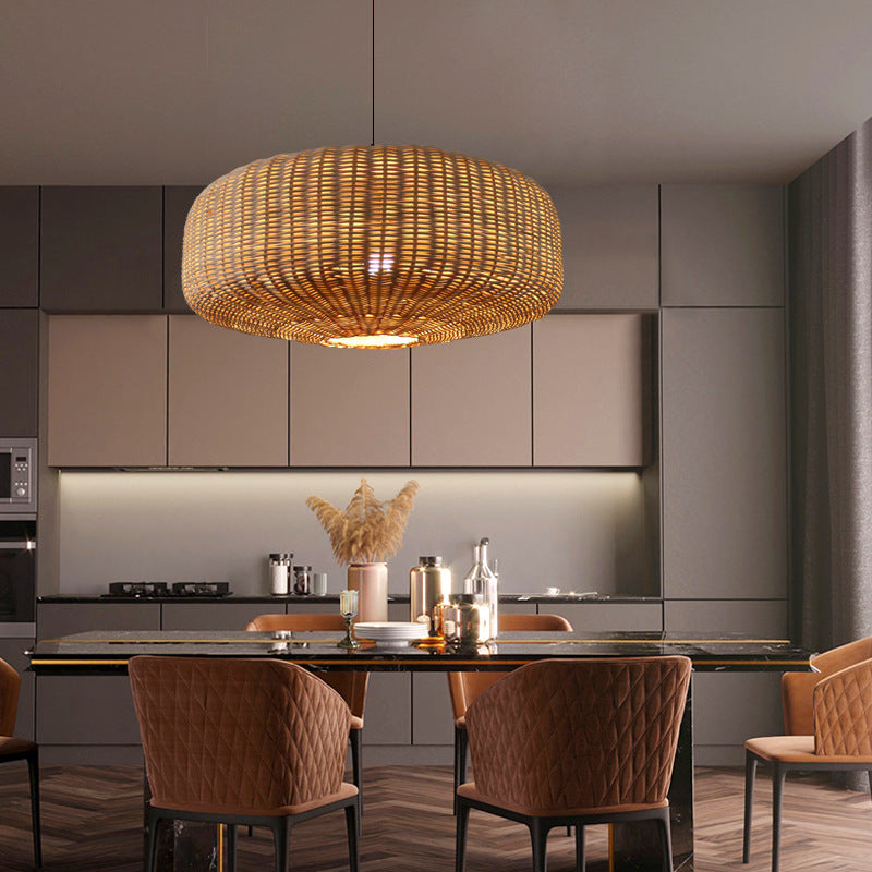 Woven Rattan Pendant Lighting
