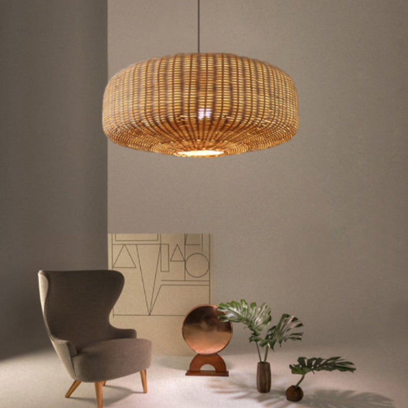 Woven Rattan Pendant Lighting