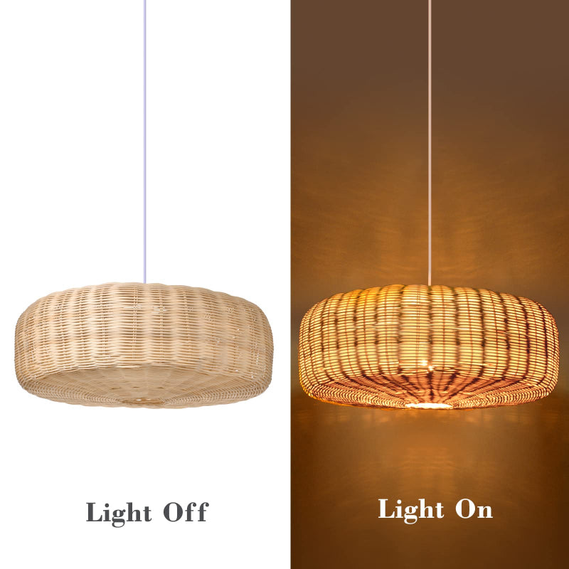 Woven Rattan Pendant Lighting