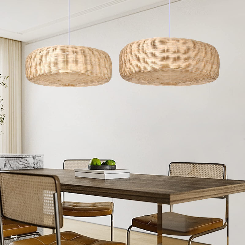 Woven Rattan Pendant Lighting