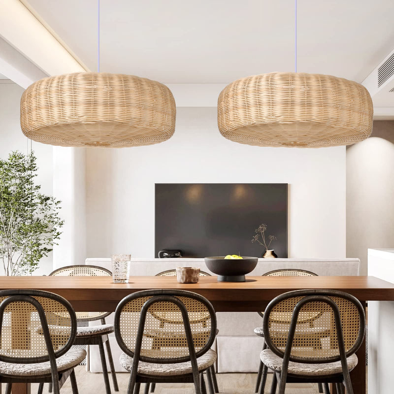 Woven Rattan Pendant Lighting