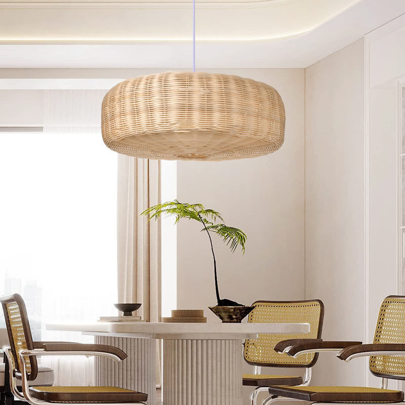 Woven Rattan Pendant Lighting