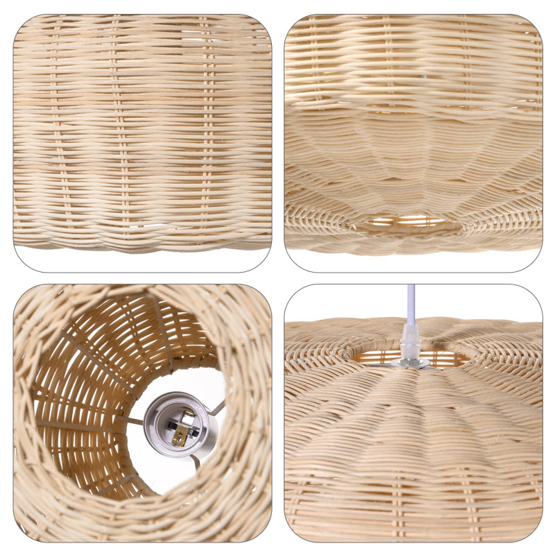 Woven Rattan Pendant Lighting