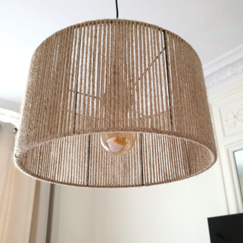 Boho Handmade Rope Woven Pendant Light
