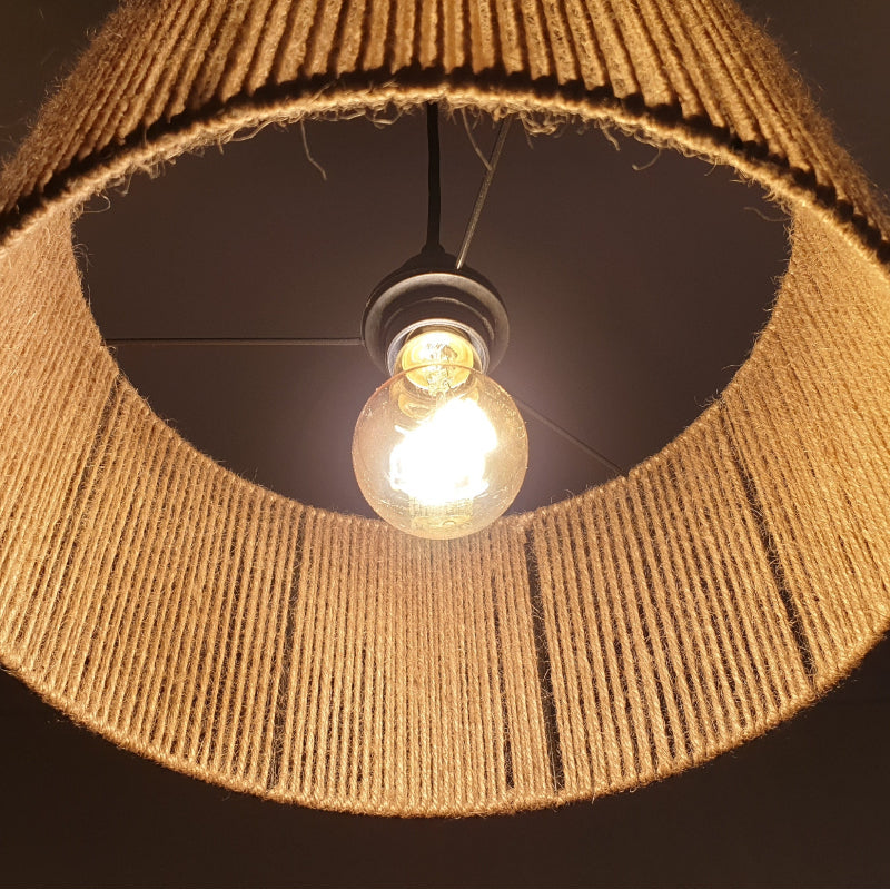 Boho Handmade Rope Woven Pendant Light