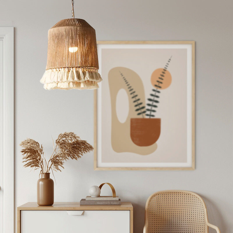 Bohemia Vintage Rope Tassel Chandelier